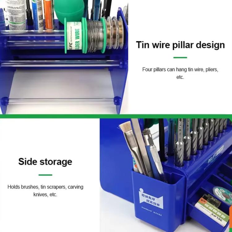 RELIFE RL-001G Desktop Screwdriver Display Rack Repair Tool Storage Rack