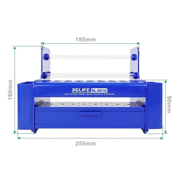 RELIFE RL-001G Desktop Screwdriver Display Rack Repair Tool Storage Rack