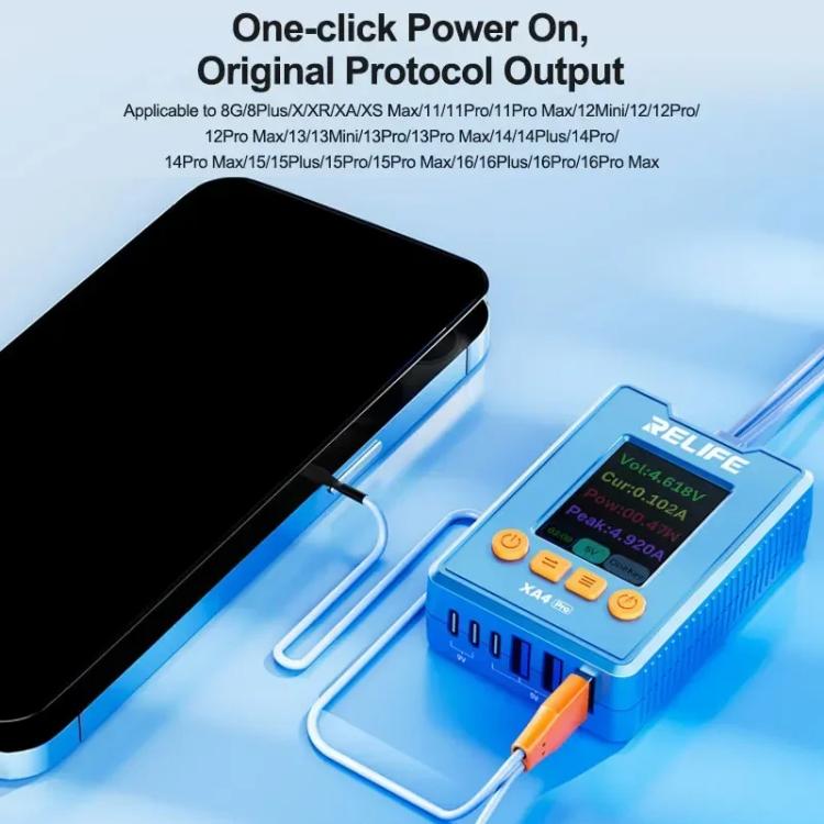 For Apple 8-16 Series One-click Power Cord Dual-port Design Supports Firmware Upgrade / Update