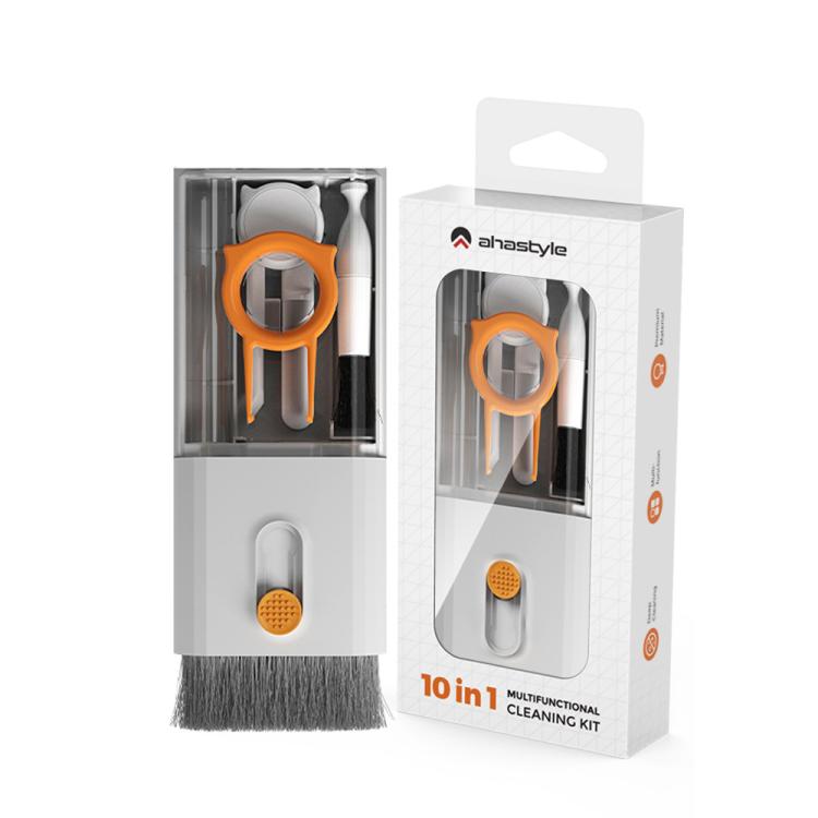 AhaStyle WG121 10 In 1 Multi-functional Cleaning Tools For Earphones Mobile Phones Tablets