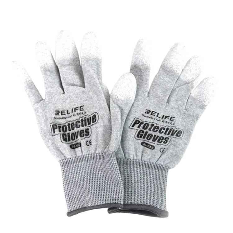 RELIFE RL-063 Anti-Static Thickened Non-Slip Heat Resistant Gloves Phone Screen Lamination Repair Gloves