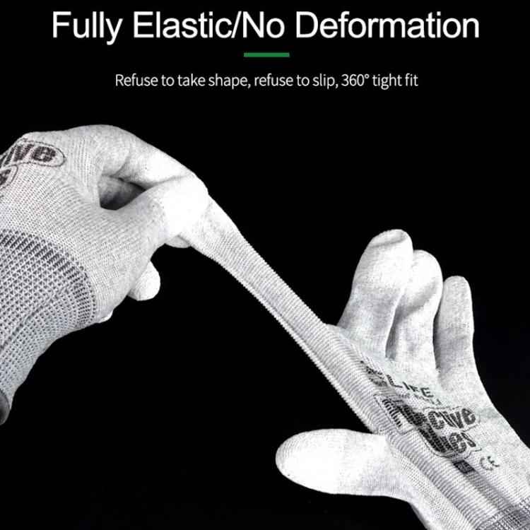 RELIFE RL-063 Anti-Static Thickened Non-Slip Heat Resistant Gloves Phone Screen Lamination Repair Gloves