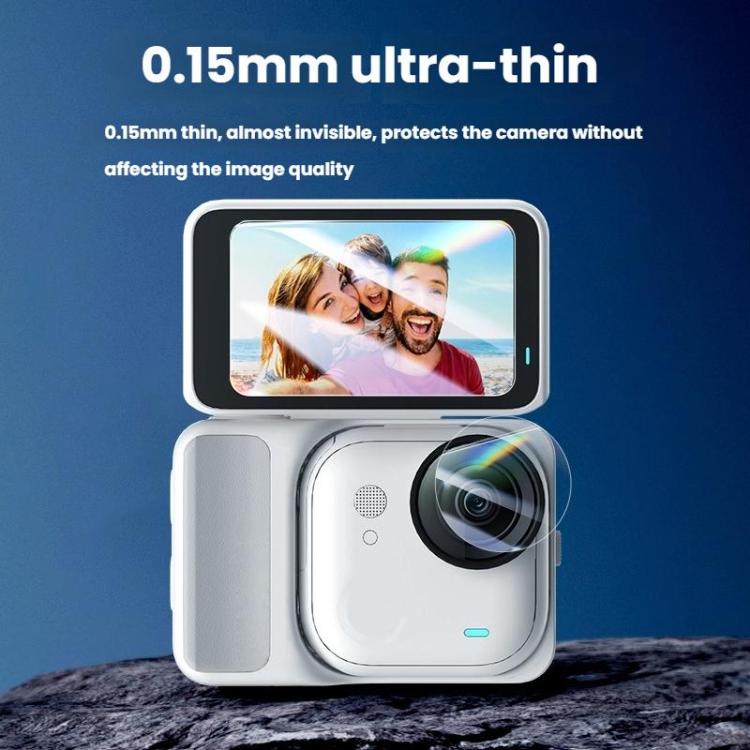 Screen Protector & Lens Film Kit Tempered Glass + Hydrogel HD Protection, For Insta360 GO Ultra 1 Set, For Insta360 GO Ultra 2 Sets