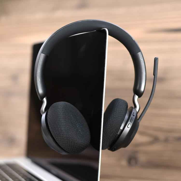 1pair Replacement Ear Pads for Jabra Elite 45h / Evolve2 65 UC Bluetooth Headphones