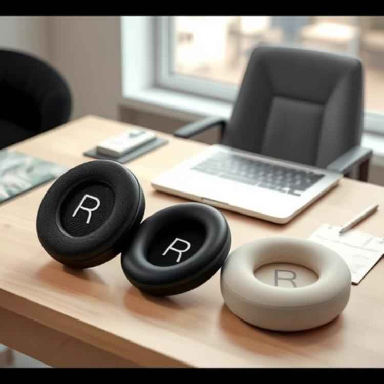 1pair Replacement Ear Pads For Shure AONIC 50 Gen 1 & Gen 2 Memory Foam Ear Cushions