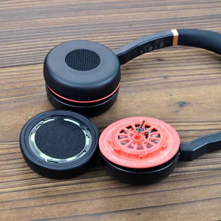 1pair Replacement Ear Pads For Jabra Evolve 75 75+ / 75 UC / 75MS Memory Foam Ear Cushions