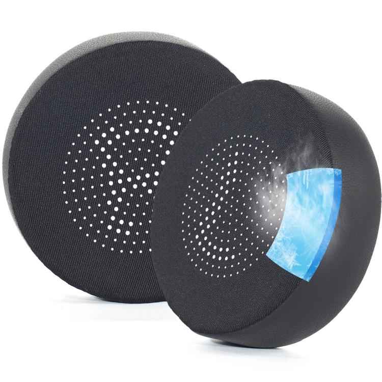 1pair Replacement Ear Pads For Jabra Evolve 75 75+ / 75 UC / 75MS Memory Foam Ear Cushions