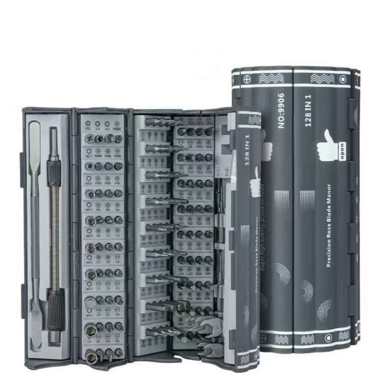 128-In-1 Precision Screwdriver Set With Roll-Up Case Magnetic Repair Tool Kit