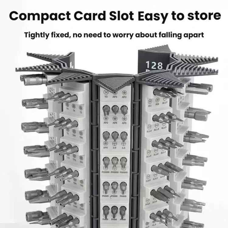 128-In-1 Precision Screwdriver Set With Roll-Up Case Magnetic Repair Tool Kit