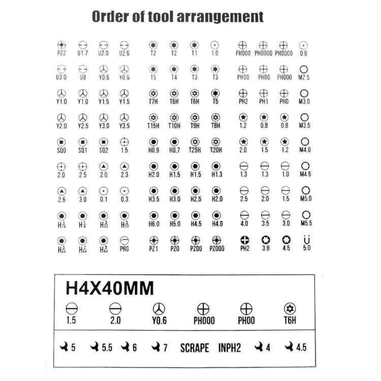 128-In-1 Precision Screwdriver Set With Roll-Up Case Magnetic Repair Tool Kit