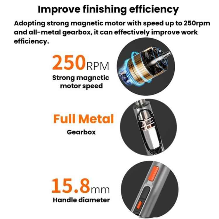CREATIONSPACE CS0706A Rechargeable Electric Precision Screwdriver Set