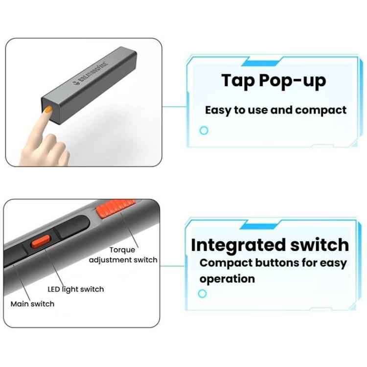 CREATIONSPACE CS0706A Rechargeable Electric Precision Screwdriver Set