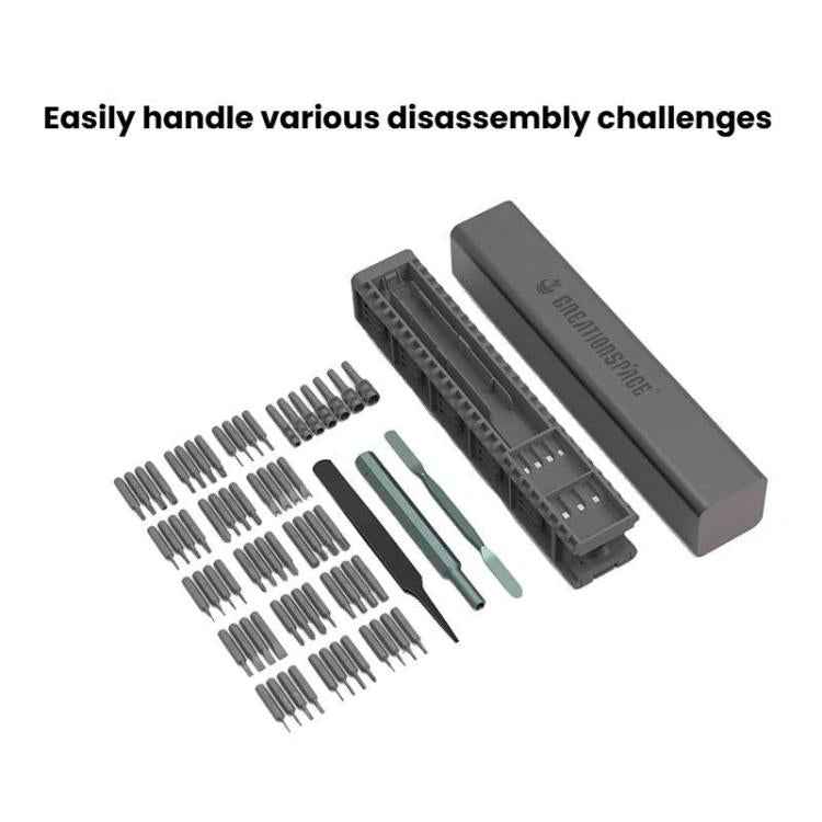 71pcs Multi-Functional Manual Screwdriver Set Mobile Phone Computer Repair Disassembly Tool Kit, CREATIONSPACE HCS01A