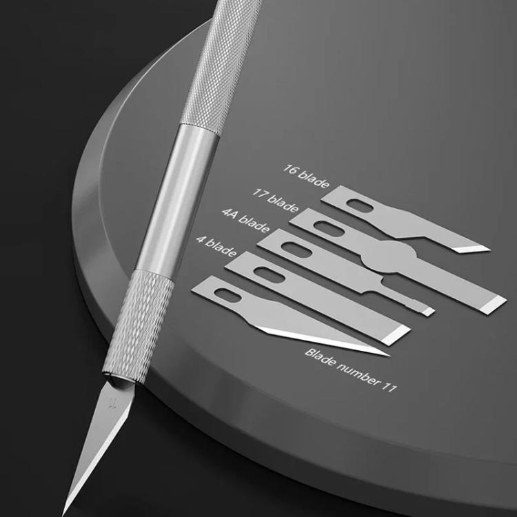 MaAnt M077 150pcs /Box Double-sided Flat Blade Cell Phone Repair Back Cover Removal Artistic Engraving Knife Blade