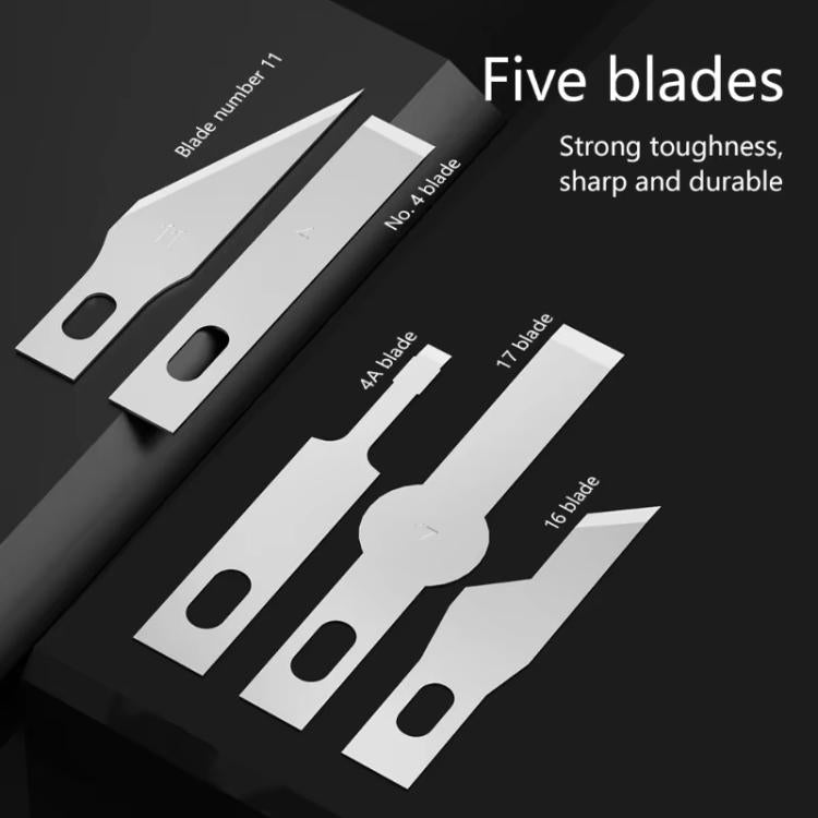 MaAnt M077 150pcs /Box Double-sided Flat Blade Cell Phone Repair Back Cover Removal Artistic Engraving Knife Blade