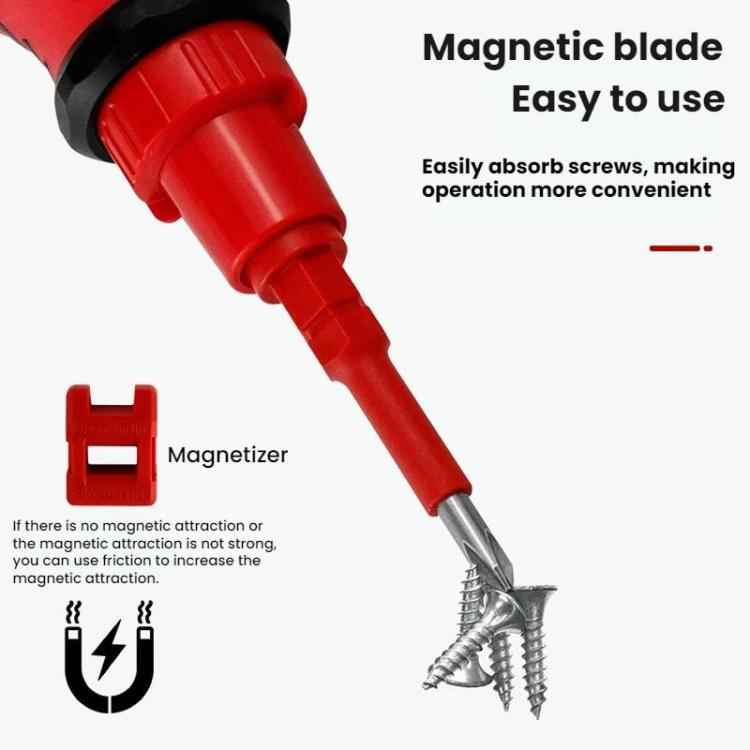 34 in 1 Manual Rubber-Coated Ratchet Screwdriver Repair Tool Set