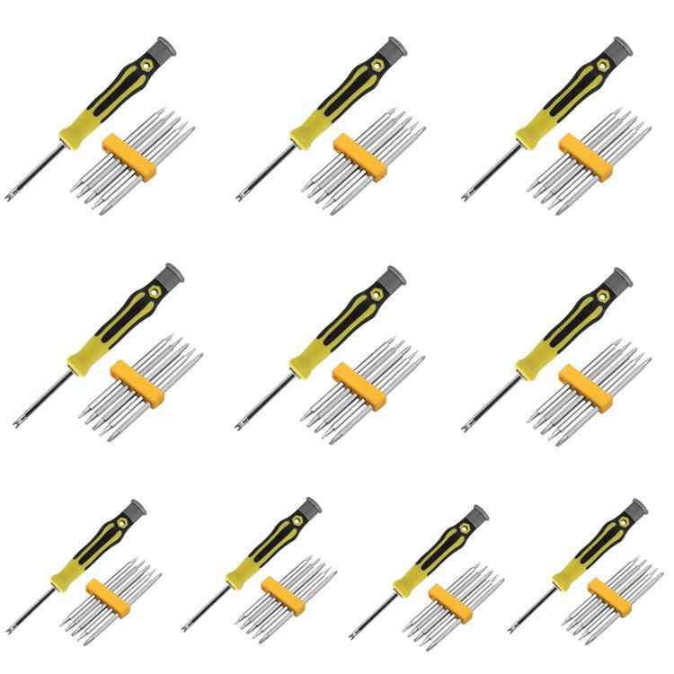 10pcs Household Special-shaped Multi-function Disassembly Repair Screwdriver