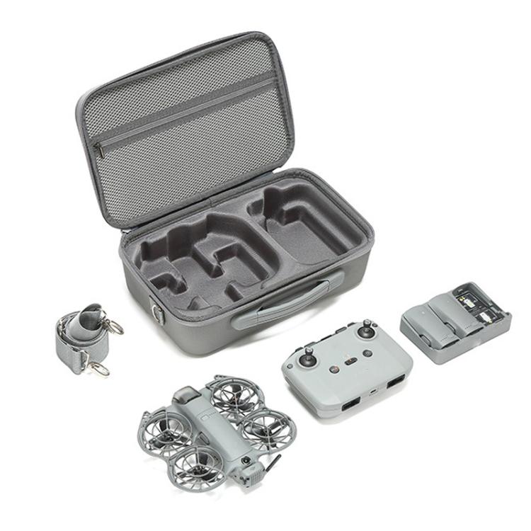 For DJI Neo 2 Fly More Combo Hard Shell Carrying Case Custom-Molded Sling Bag, Mini Black, Fly More Combo Gray