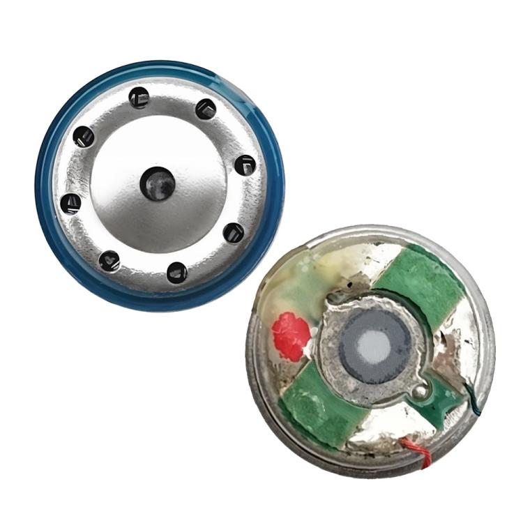 2pcs 10mm Beryllium Membrane Unit Headphone Speaker HIFI High Resolution Vocal Low Frequency Dual Chamber Moving Coil Speaker, ZS0325