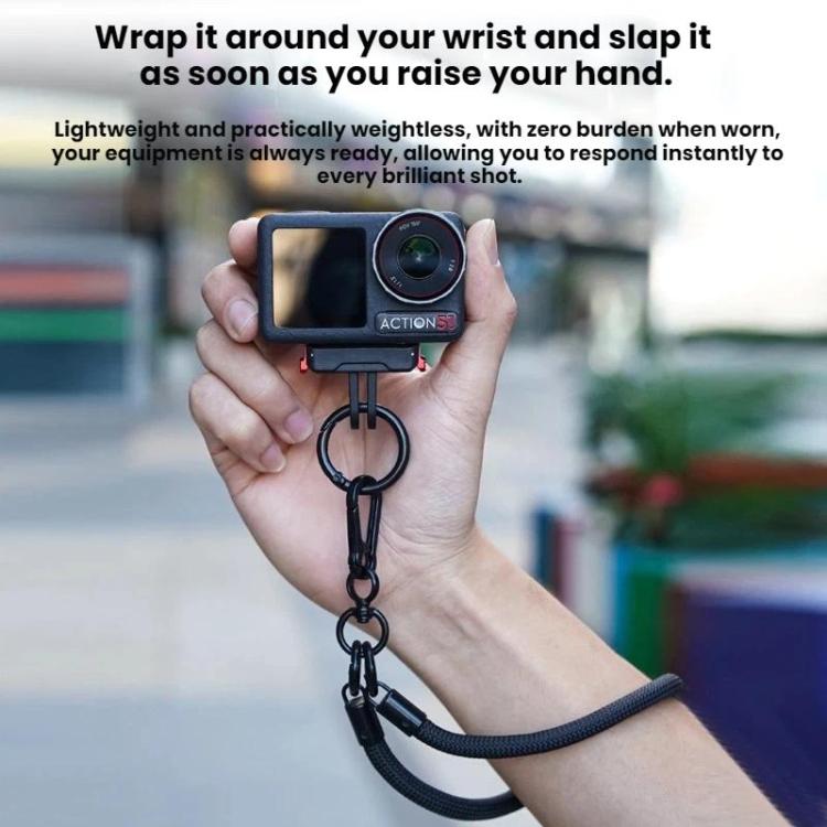 BRDRC Action Camera Anti-Loss Wrist Strap for Action Cameras, DV And Mobile Phones, Black, Gray, Blue, Pink, Yellow, Zebra