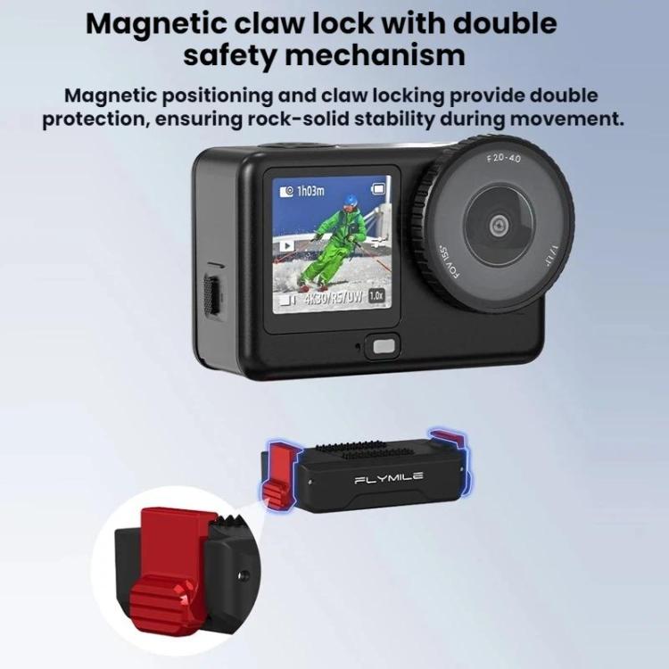 DJI Osmo Action 6 / Nano Flymile Magnetic Quick-Release Base 1/4 Expansion Adapter, For DJI Osmo Action 6 / Nano