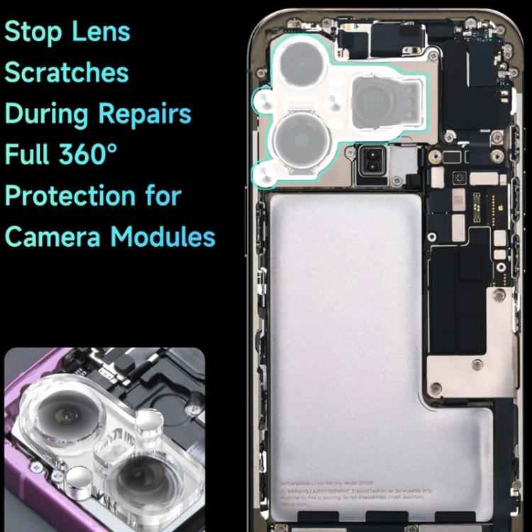ycs Magnetic Camera Lens Cover for iPhone Dual/Triple Lens Soldering Repair Shield Cover