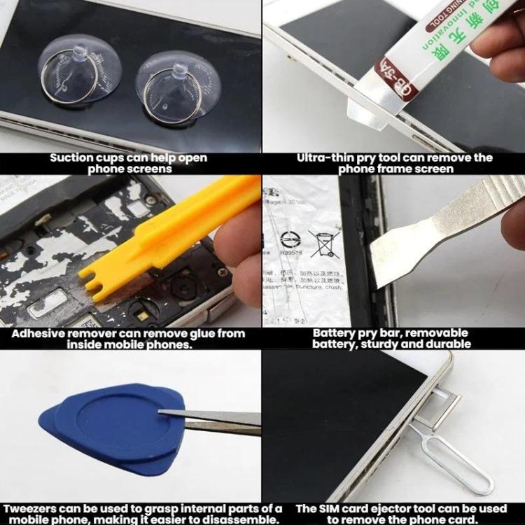 22pcs /Set Mobile Phone/Tablet Repair Disassembly Screwdriver Tool Set