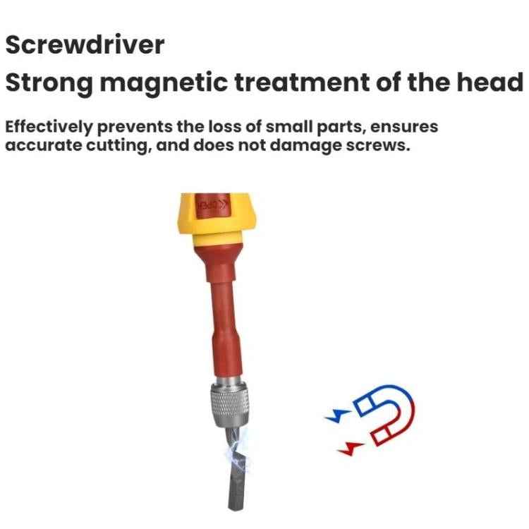 18pcs /Set Multi-Purpose Telescopic Screwdriver Tester Bit Combination