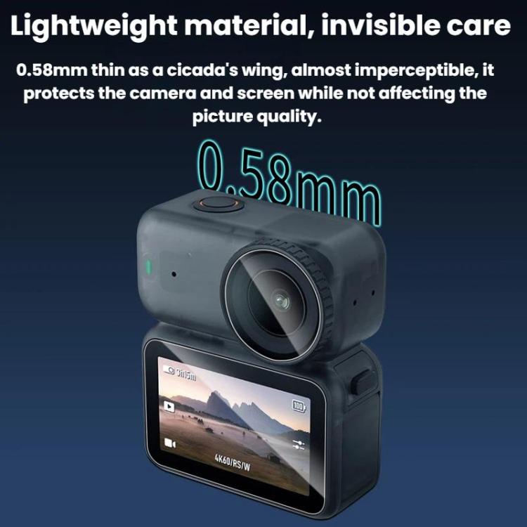For DJI Osmo Nano CYNOVA HD Scratch-Resistant Tempered Glass Screen Protector, For DJI Osmo Nano 2 sets