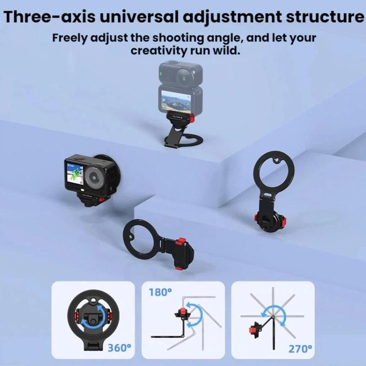 For DJI Osmo Action 6 / Nano Flymile Bidirectional Magnetic Bracket Extension Clip