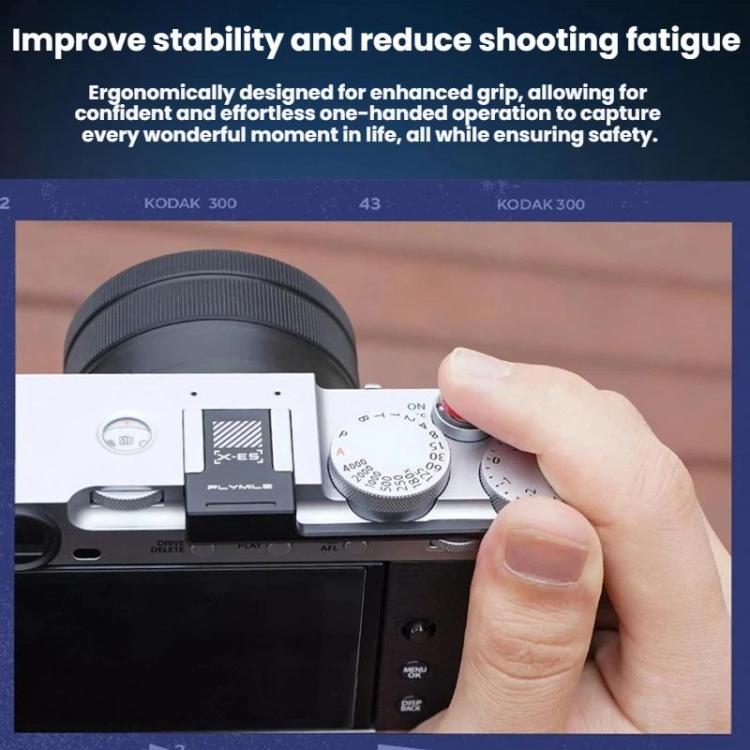 For Fujifilm X-E5 Flymile Protective Non-Slip Hot Shoe Cover Camera Grip