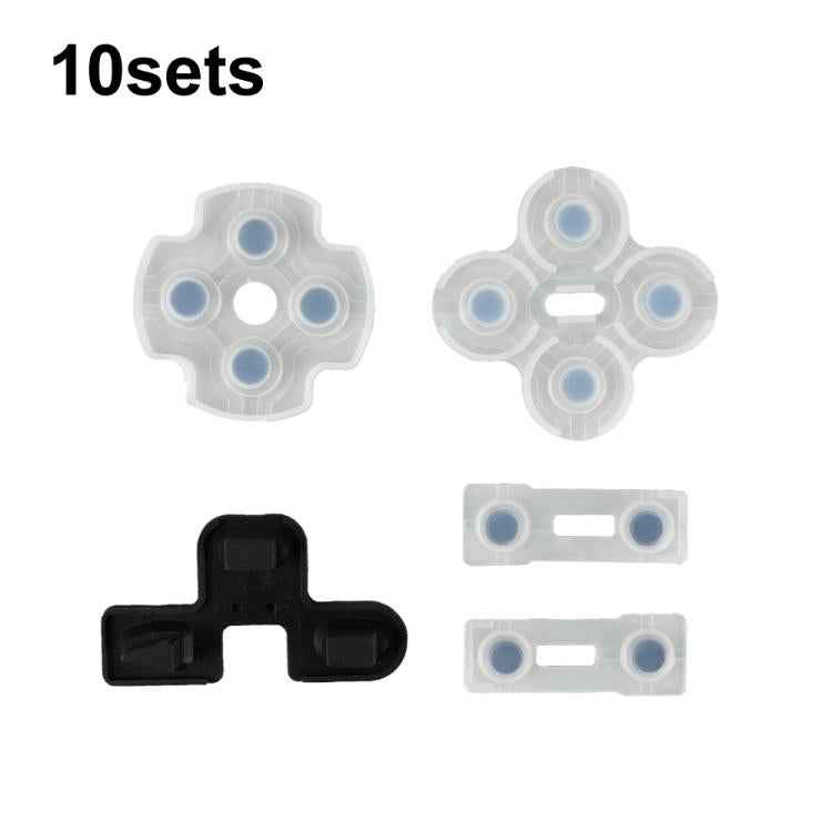 Gamepad Conductive Rubber Button Soft Pad, For PS2 10sets, For PS3 10sets, For PS4 10sets 1.0, For PS4 10sets 2.0, For PS4 10sets 3.0/4.0, For PS4 10sets 5.0