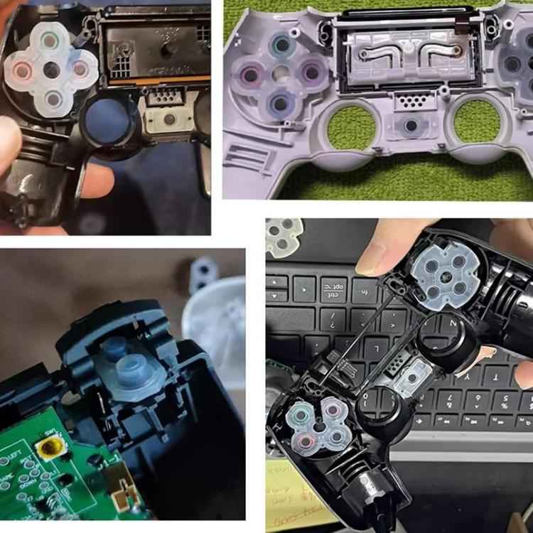 Gamepad Conductive Rubber Button Soft Pad, For PS2 10sets, For PS3 10sets, For PS4 10sets 1.0, For PS4 10sets 2.0, For PS4 10sets 3.0/4.0, For PS4 10sets 5.0
