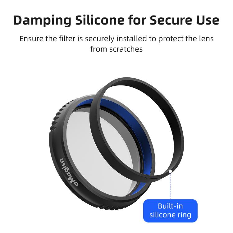For DJI Osmo Nano aMagisn Quick-Change Snap-On Filter, UV, CPL, ND8+ND16+ND32+ND64, ND8+ND16+ND32+CPL
