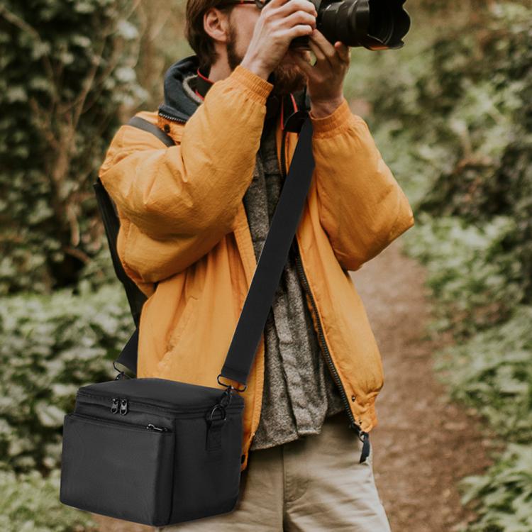Universal DSLR Camera Bag Portable Shoulder Messenger Bag With Double Plush Dividers, DSLR Camera Bag
