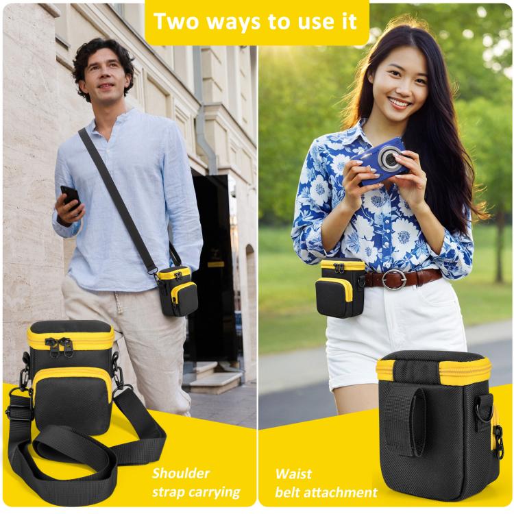 Portable Camera Carrying Case For Kodak FZ45 CCD Cameras Dual Use Shoulder/Belt Bag, CCD Camera Bag