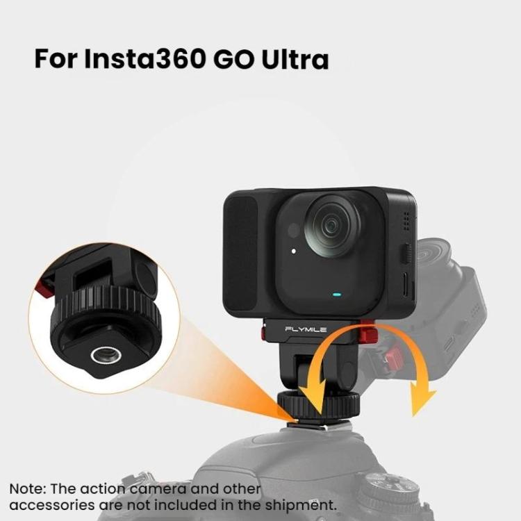 For Insta360 Go Ultra Flymile Magnetic Gimbal Quick Release Extension Base, GU017