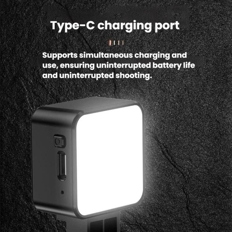 For DJI Osmo Pocket 3 Desiontal PM-06 Quick-Release Magnetic Fill Light Portable Light For Action Cameras, PM-06