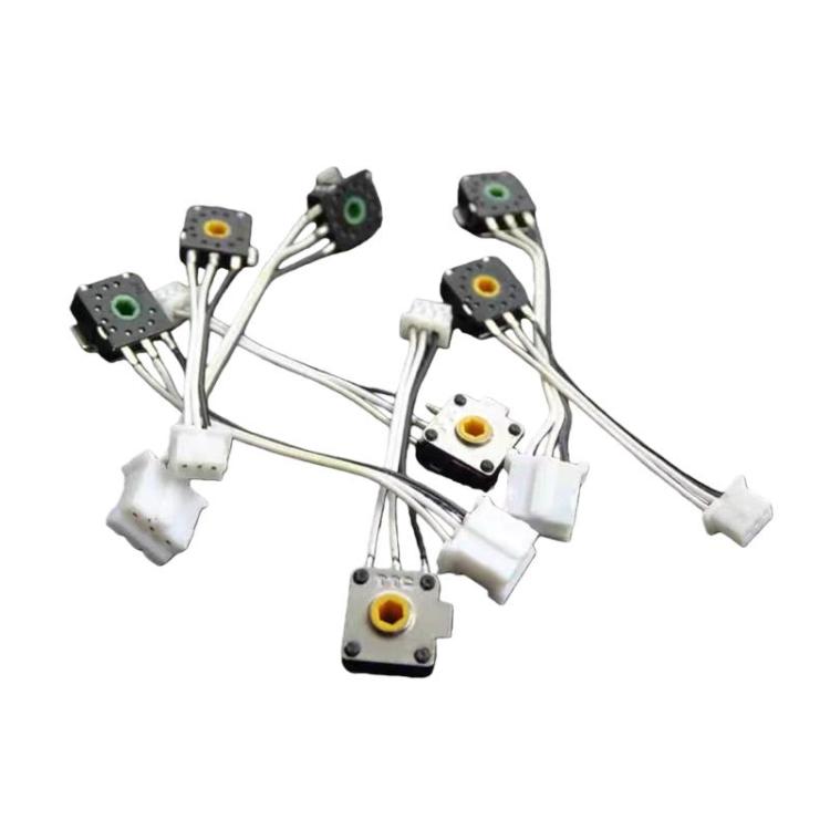 TTC Encoder Cable For Mouse Roller Mouse Repair Replacement Parts, Left Clip With Cable, Right Clip With Cable, Left Clip No Cable, Right Clip No Cable
