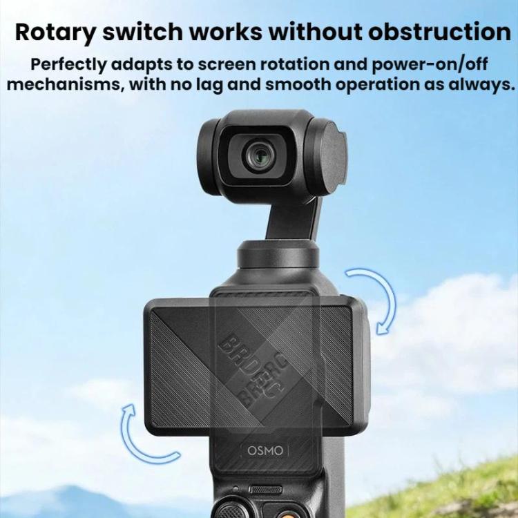 For DJI Osmo Pocket 3 BRDRC Foldable Screen Protector Sunshade