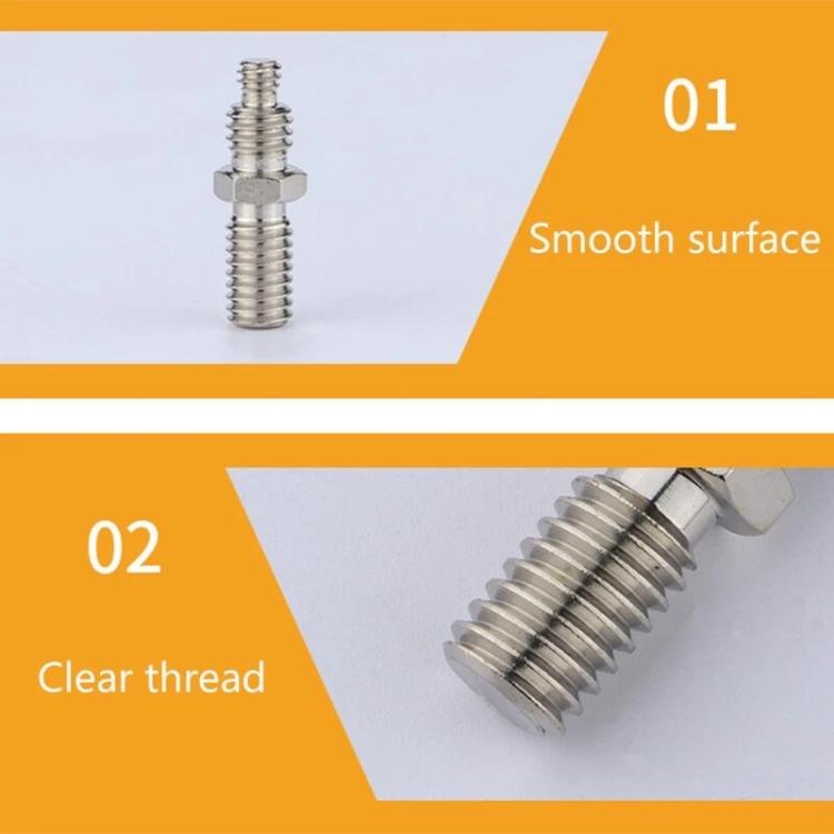 Cloud Platform Central Axis 1/4 To 3/8 inch Tripod Adapter Camera Screw, 10pcs E7, 10pcs E8