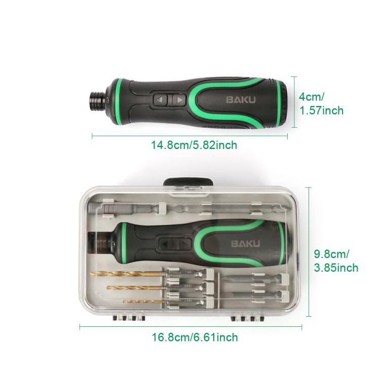 BAKU 41-In-1 Electric Screwdriver Set With USB-C Charging & Dual LED Lights For Home Repair, Electronics, BA-0001
