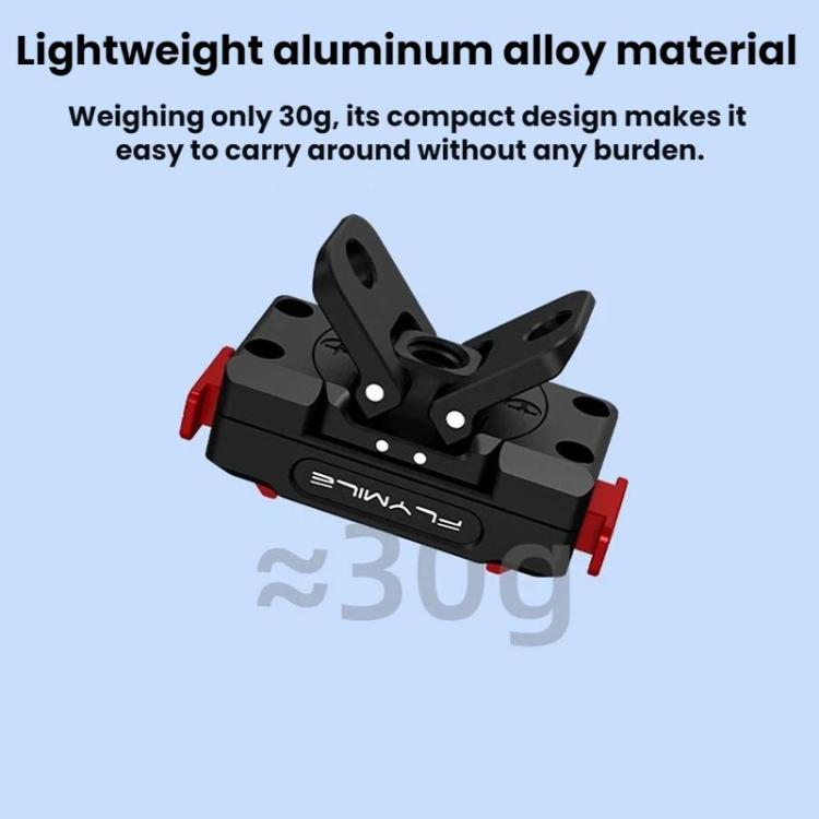 For Insta360 Ace Pro 2 / X5 Flymile Magnetic Extendable Rotating Quick-Release Base
