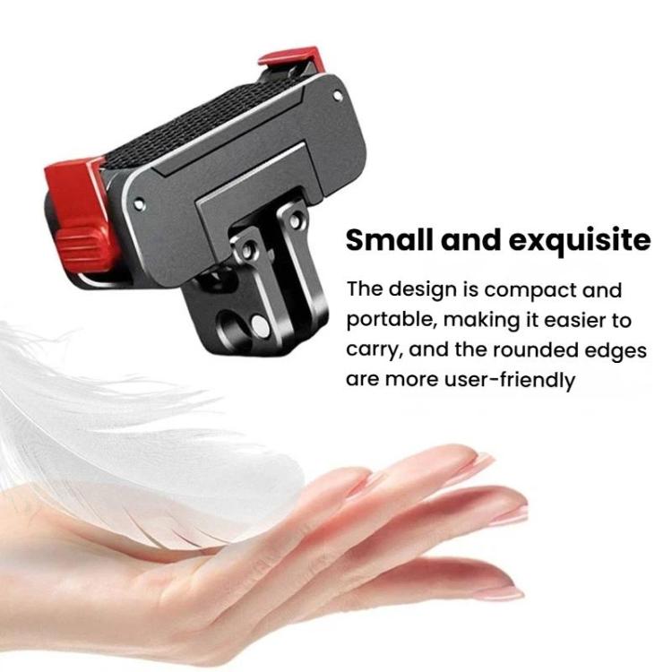 Aluminum Alloy Magnetic Rotating Quick-Release Mount Action Camera Accessories, For Osmo Action 5 Pro / 4 / 3, For Osmo Action 6 / Nano