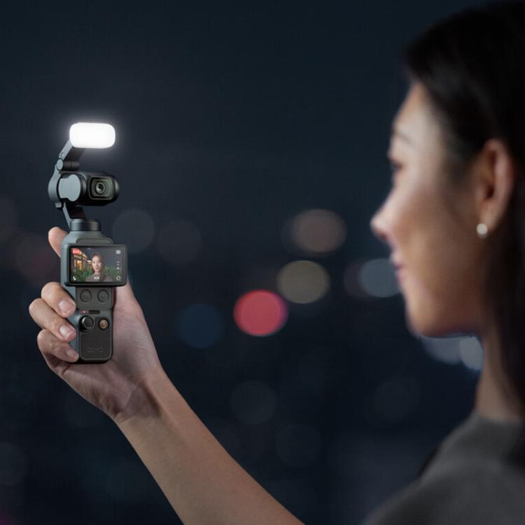 Original Osmo Pocket 4 Fill Light Adjustable 3 Color Temperatures & Brightness Video Light