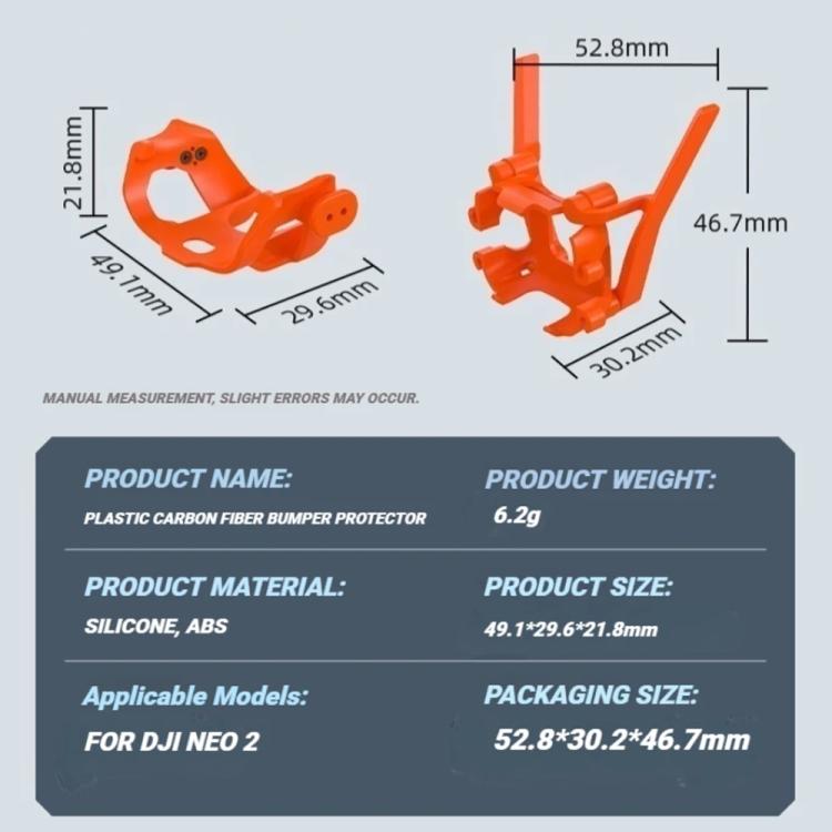 For DJI Neo 2 RCSTQ Tail Fin Protector Antenna Guard Shockproof Cover for Crash and Scratch Protection, Antenna Guard