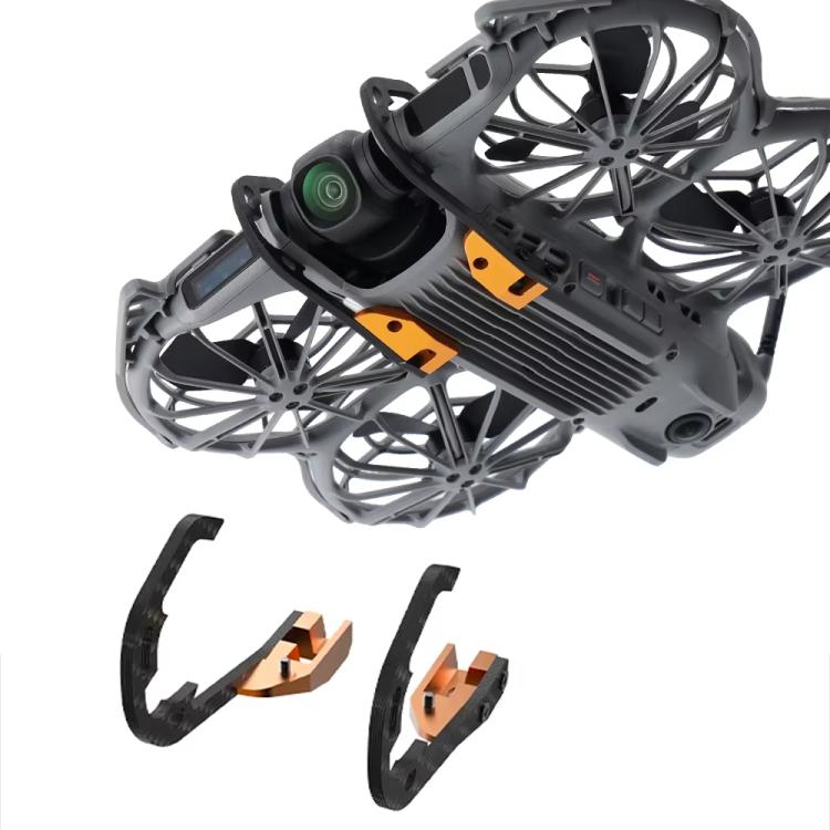 For DJI Neo 2 RCSTQ Carbon Fiber Bumper Guard Anti-Collision Gimbal & Lens Protector, Carbon Fiber Bumper