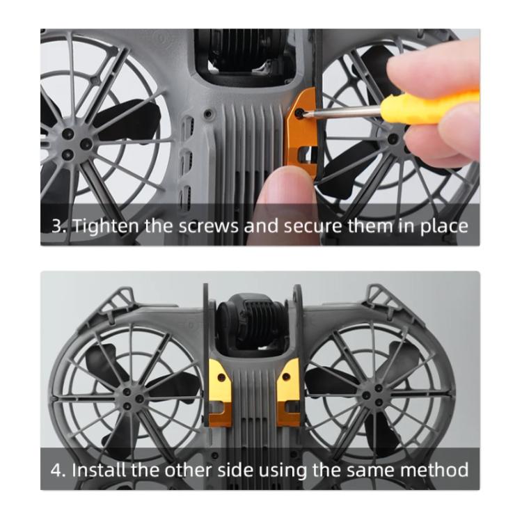 For DJI Neo 2 RCSTQ Carbon Fiber Bumper Guard Anti-Collision Gimbal & Lens Protector, Carbon Fiber Bumper