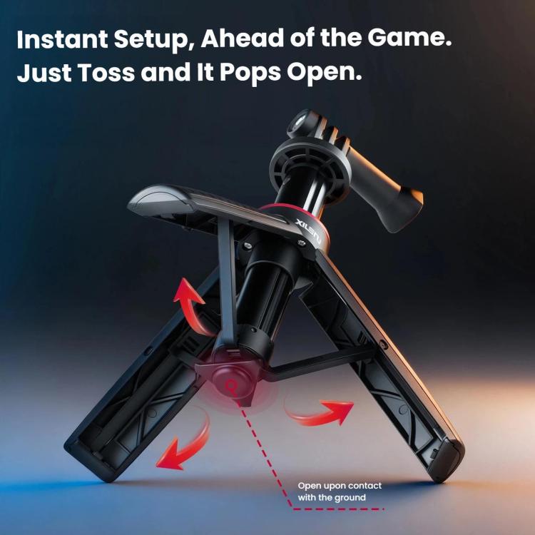 XILETU XS-22 Automatic Pop-Up Mini Tripod Selfie Stick 13-30cm Adjustable Extendable Monopod for Action Camera