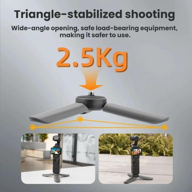 For DJI Osmo Pocket 3 / Insta360 X4 / X5 BRDRC Desktop Fixed Support Tripod